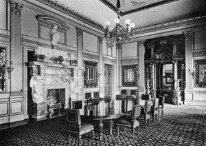 La salle à manger, Dorchester House, 1908 - Bedford Lemere and Company