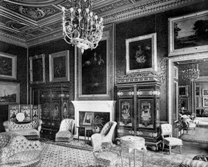 Le salon, Grosvenor House, 1908 - Bedford Lemere and Company