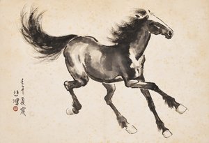 Cheval au galop