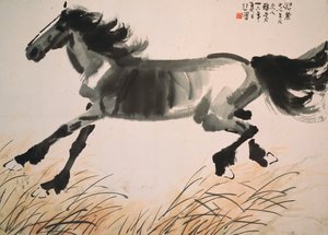 Cheval au galop