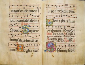 Antiphonaire bénédictin, vers 1467-70 - Belbello da Pavia