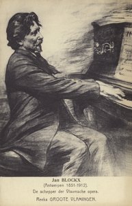 Jan Blockx, compositeur, pianiste et professeur belge (1851-1912) - Belgian School