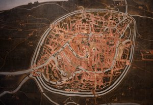 Carte de Bruges. anonyme. 1546-1600. (détail) - Belgian School