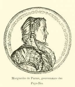 Marguerite de Parme, gouvernante des Pays-Bas espagnols - Belgian School