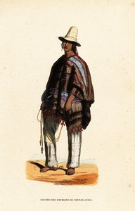 Gaucho amérindien de la région de Buenos-Ayres, Argentine - Belgian School