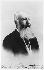 Portrait de Léopold II (1835-1909) roi des Belges