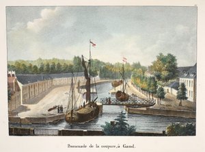 Promenade de la coupure, à Gand