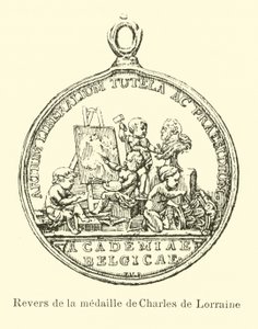 Revers de la médaille de Charles de Lorraine