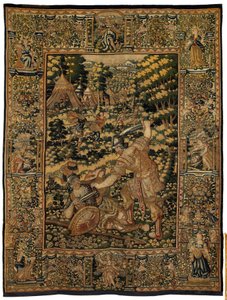 Histoire de Cyrus II le Grand, c.1590 (tapisserie) - Belgian School