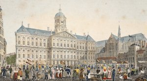 Scène de rue - Belgian School