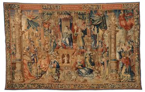 Tapisserie, La Foi accueillant les héros de l