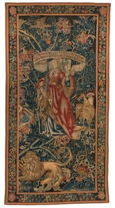 Tapisserie, Sibylle Europe (une de la série de six Sibylles comprenant 46.134 à 45.139) appelée 