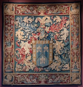 Tapisserie avec les armoiries de la famille De Nagera. Maître AL. Vers 1550 - Belgian School