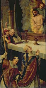 La Messe de Saint Grégoire - Belgian School