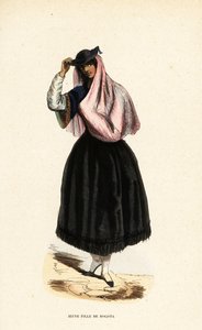 Jeune femme de Bogota, Colombie - Belgian School