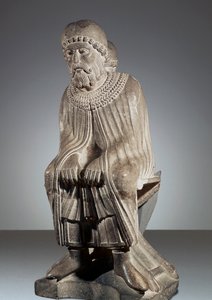 Janvier, statue du Cycle des Mois, Baptistère de Parme - Benedetto Antelami