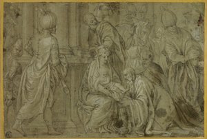 Adoration des Mages - Benedetto Caliari