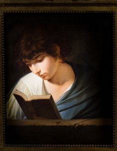 Jeune homme lisant Homère - Benigne Gagnereaux