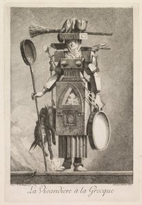 Mascarade à la Grecque : La Vivandière à la Grecque, Planche 2, 1771