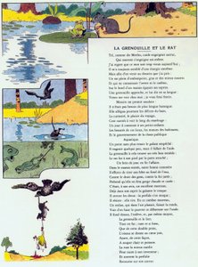 La Grenouille et le Rat, illustration des 