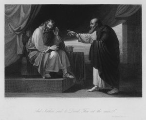 Nathan et David, II Samuel XII, 7 - Benjamin (after) West