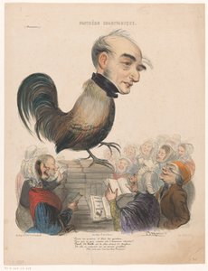 Caricature de Paul de Kock - Benjamin
