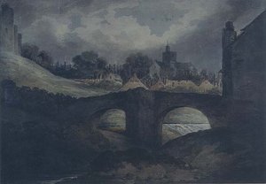 Ville et pont de Brecon