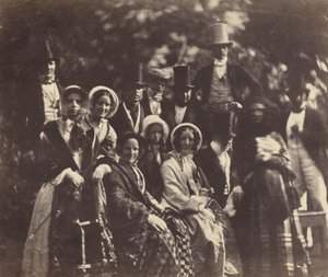 Groupe de mariage, c. 1852 ou 1853 (photo) - Benjamin Brecknell Turner