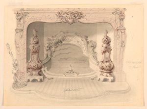 Conception de Cheminée avec Grille en Fonte - Benjamin Dean Wyatt