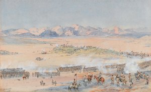 Avancée des 9e et 10e bataillons soudanais de l