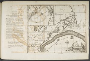 Une carte du Gulf Stream, dans 