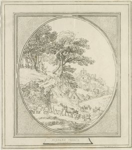 Église de Kinver (gravure, 18e siècle ?) - Benjamin Green