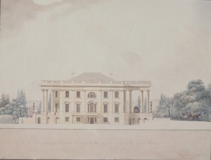 Le Portique Sud de la Maison du Président, 1807 - Benjamin Henry Latrobe