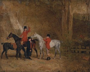 Scène de chasse au renard - Benjamin Marshall