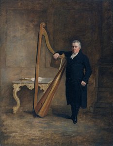 Harpiste de la famille Corbet de Griffith Owen, vers 1812 - Benjamin Marshall