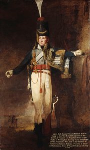 Portrait du Capitaine, plus tard Lieutenant Colonel, Henry Francis Mellish - Benjamin Marshall