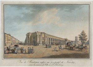 Nevsky Prospekt près du Grand Gostiny Dvor et de la Douma de la ville à Saint-Pétersbourg - Benjamin Patersson
