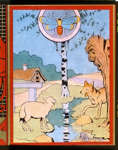 Illustration pour Le Loup et l