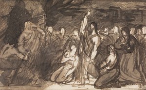 Étude du Christ ressuscitant Lazare