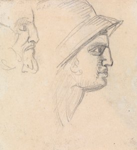 Étude de têtes masculines - Benjamin Robert Haydon