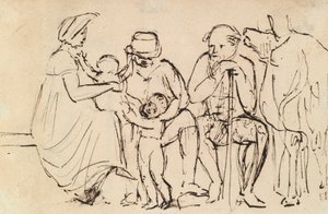 Étude de figures assises - Benjamin Robert Haydon