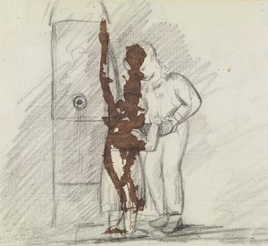 Étude de deux figures debout ensemble - Benjamin Robert Haydon