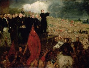 La Réunion des syndicats sur Newhall Hill, Birmingham, 16 mai 1832 - Benjamin Robert Haydon