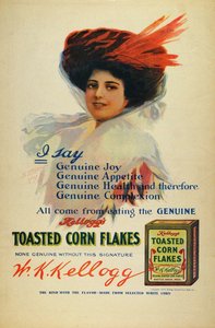 Affiche pour Kelloggs Cornflakes, 1910 - Benjamin Tichtman