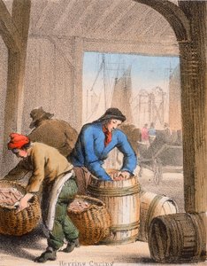 Curation du hareng, vers 1845 - Benjamin Waterhouse Hawkins