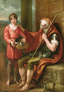 Bélisaire et le garçon, 1802 - Benjamin West