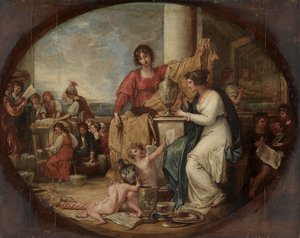 Manufacture britannique - Une esquisse - Benjamin West