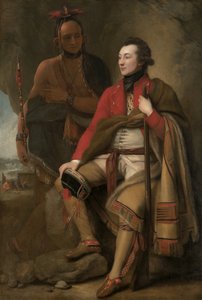 Colonel Guy Johnson et Karonghyontye (Capitaine David Hill) - Benjamin West
