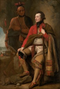 Colonel Guy Johnson et Karonghyontye Capitaine David Hill - Benjamin West