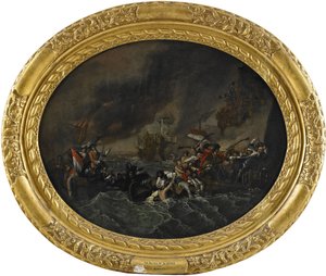 La Bataille de La Hogue, 1820 - Benjamin West